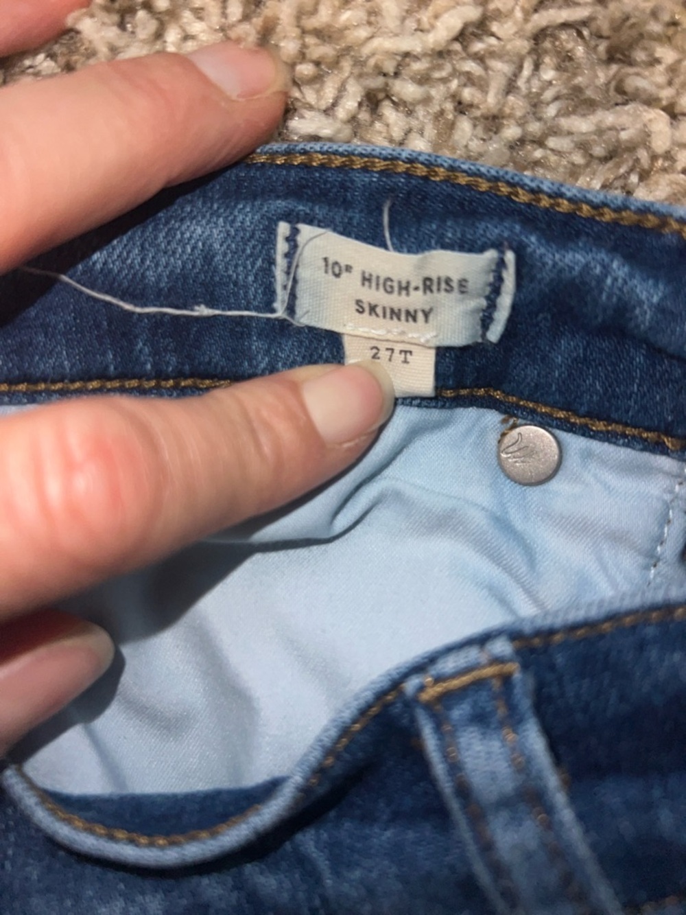 Madewell The Perfect Vintage Crop Jeans in Medium Blue Wash Sz 27 Tall - Picture 7 of 10